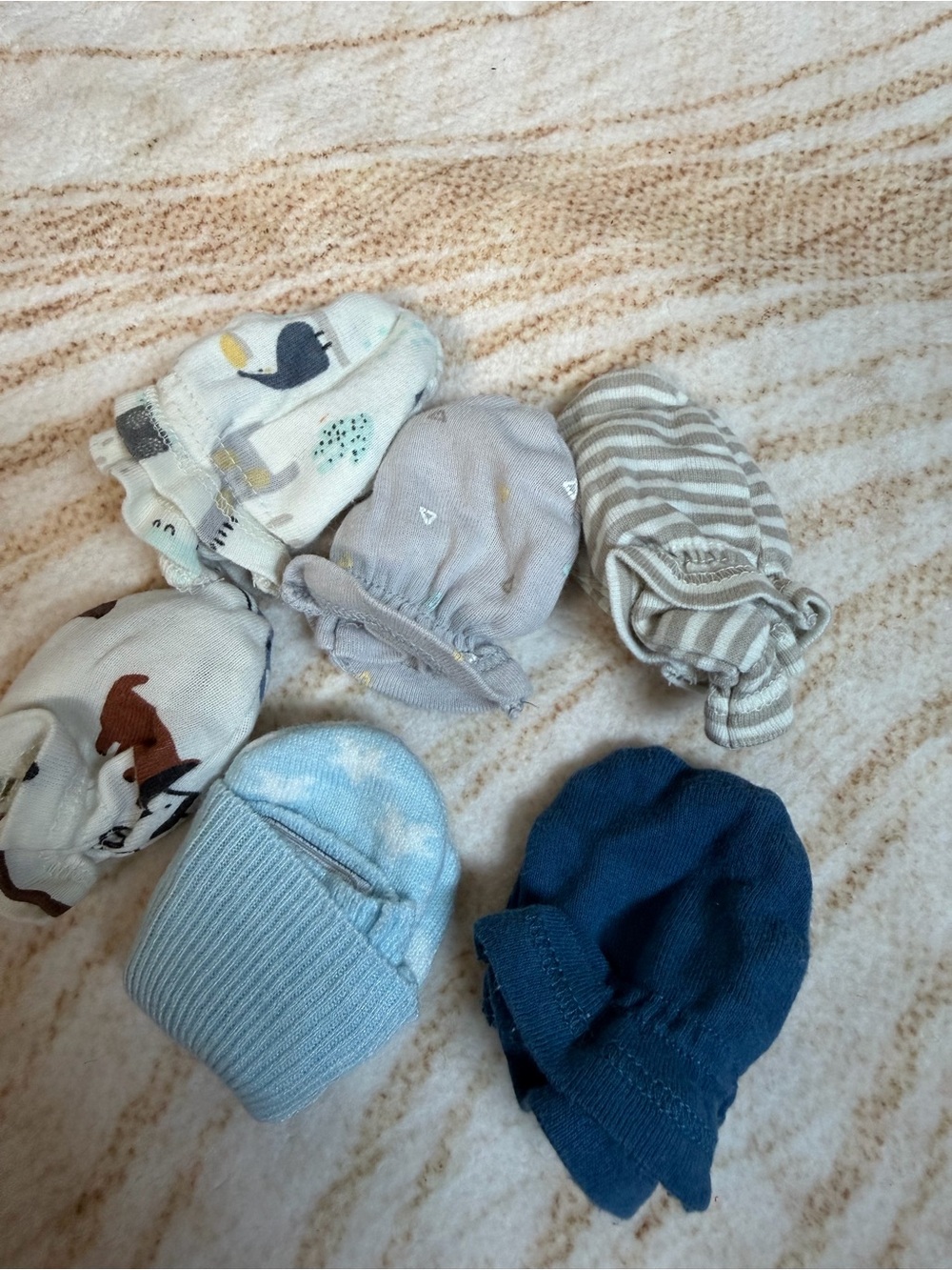 Assorted Newborn Hand Mittens